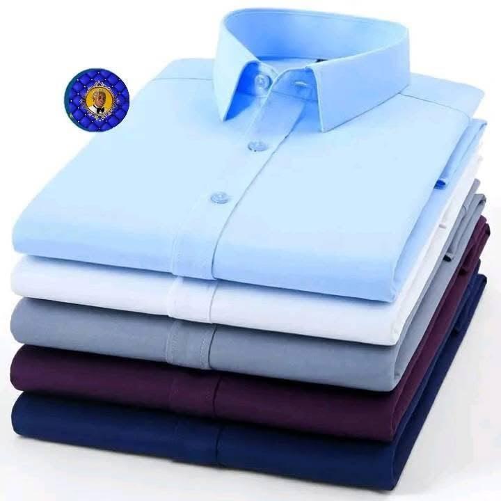 Camisa Social Preta Seda Satin com Toque Macio