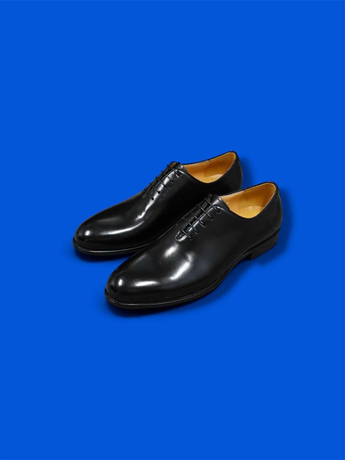 Sapato Double Monk Strap em Couro Preto Glacê